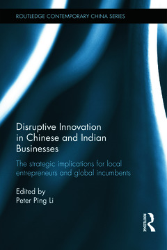 Couverture de l’ouvrage Disruptive Innovation in Chinese and Indian Businesses