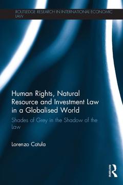 Couverture de l’ouvrage Human Rights, Natural Resource and Investment Law in a Globalised World