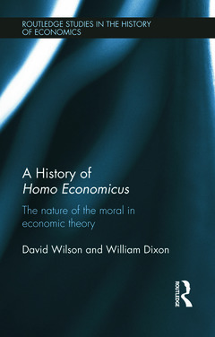 Couverture de l’ouvrage A History of Homo Economicus
