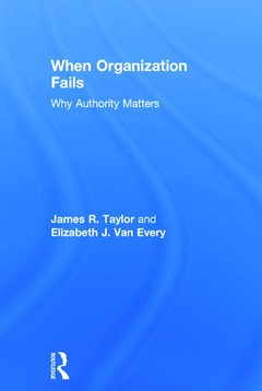 Couverture de l’ouvrage When Organization Fails