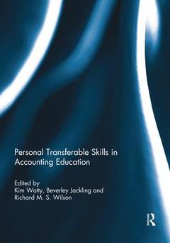 Couverture de l’ouvrage Personal Transferable Skills in Accounting Education
