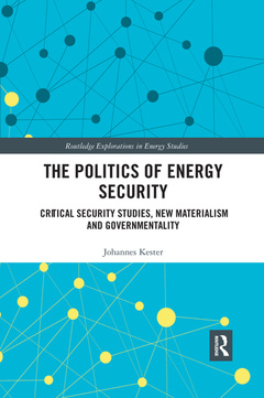 Couverture de l’ouvrage The Politics of Energy Security