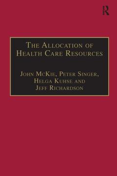 Couverture de l’ouvrage The Allocation of Health Care Resources