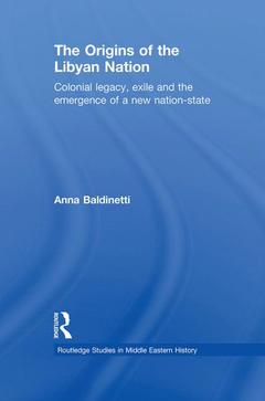 Couverture de l’ouvrage The Origins of the Libyan Nation