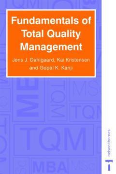 Couverture de l’ouvrage Fundamentals of Total Quality Management