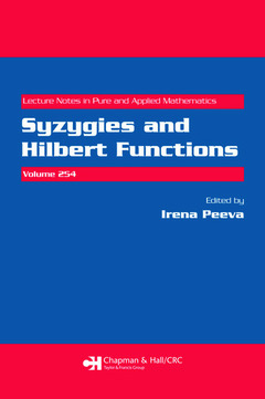 Couverture de l’ouvrage Syzygies and Hilbert Functions