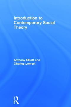 Couverture de l’ouvrage Introduction to Contemporary Social Theory