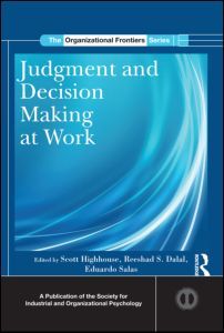 Couverture de l’ouvrage Judgment and Decision Making at Work