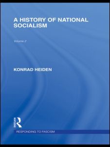 Couverture de l’ouvrage A History of National Socialism (RLE Responding to Fascism)