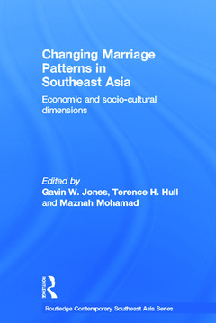 Couverture de l’ouvrage Changing Marriage Patterns in Southeast Asia