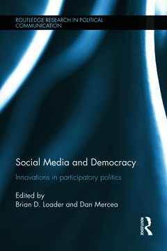 Couverture de l’ouvrage Social Media and Democracy