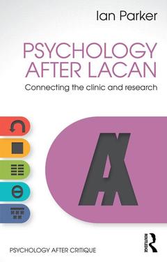 Cover of the book Psychology After Lacan