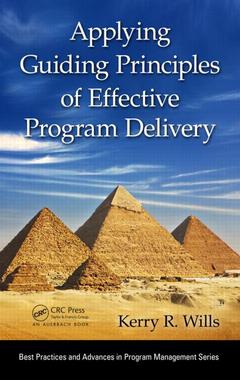 Couverture de l’ouvrage Applying Guiding Principles of Effective Program Delivery