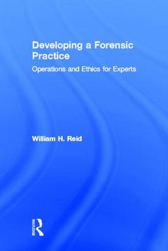 Couverture de l’ouvrage Developing a Forensic Practice