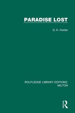 Couverture de l’ouvrage Paradise Lost