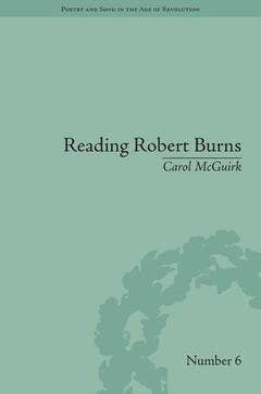 Couverture de l’ouvrage Reading Robert Burns