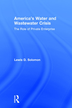 Couverture de l’ouvrage America's Water and Wastewater Crisis