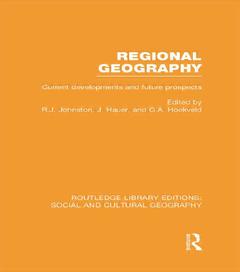 Couverture de l’ouvrage Regional Geography (RLE Social & Cultural Geography)