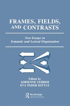 Couverture de l’ouvrage Frames, Fields, and Contrasts