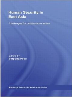 Couverture de l’ouvrage Human Security in East Asia