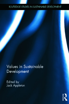 Cover of the book Values in Sustainable Development