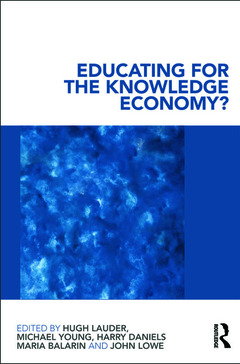 Couverture de l’ouvrage Educating for the Knowledge Economy?