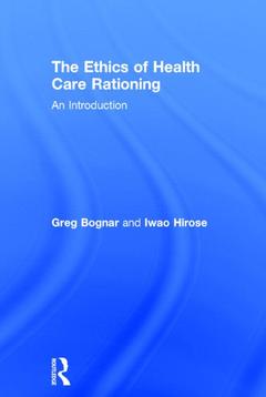 Cover of the book The Ethics of Health Care Rationing: An Introduction