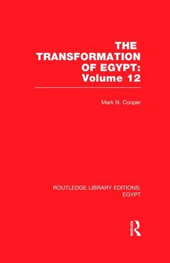 Couverture de l’ouvrage The Transformation of Egypt (RLE Egypt)
