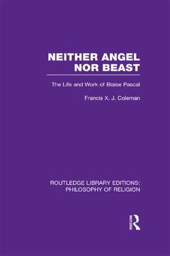 Couverture de l’ouvrage Neither Angel nor Beast