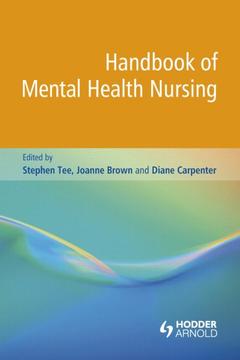 Couverture de l’ouvrage Handbook of Mental Health Nursing