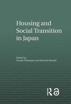 Couverture de l’ouvrage Housing and Social Transition in Japan