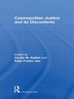 Cover of the book Cosmopolitan Justice and its Discontents
