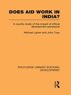 Cover of the book Does Aid Work in India?