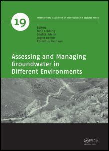 Couverture de l’ouvrage Assessing and Managing Groundwater in Different Environments