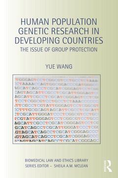 Cover of the book Human Population Genetic Research in Developing Countries