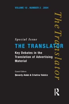 Cover of the book Key Debates in the Translation of Advertising Material