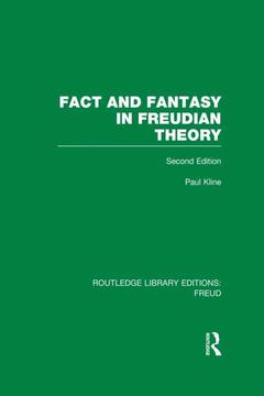Couverture de l’ouvrage Fact and Fantasy in Freudian Theory (RLE: Freud)
