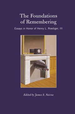 Couverture de l’ouvrage The Foundations of Remembering