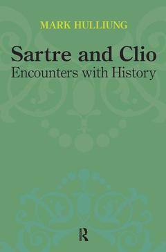 Couverture de l’ouvrage Sartre and Clio