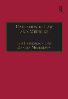 Couverture de l’ouvrage Causation in Law and Medicine