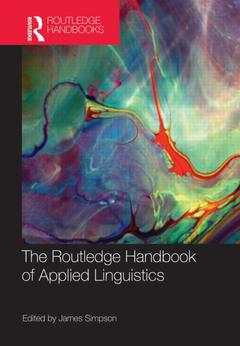 Couverture de l’ouvrage The Routledge Handbook of Applied Linguistics