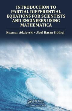 Cover of the book Introduction to Partial Differential Equations for Scientists and Engineers Using Mathematica