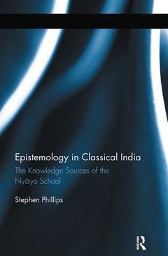 Couverture de l’ouvrage Epistemology in Classical India