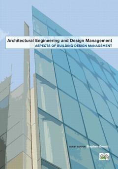 Couverture de l’ouvrage Aspects of Building Design Management