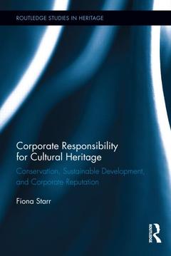 Couverture de l’ouvrage Corporate Responsibility for Cultural Heritage