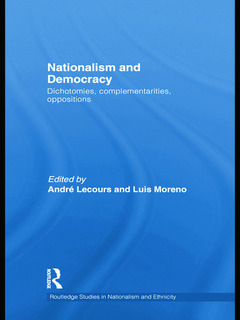 Couverture de l’ouvrage Nationalism and Democracy