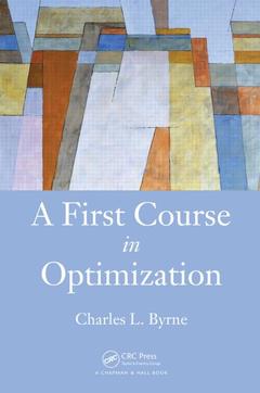 Couverture de l’ouvrage A First Course in Optimization