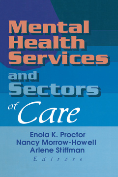 Couverture de l’ouvrage Mental Health Services and Sectors of Care