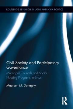 Couverture de l’ouvrage Civil Society and Participatory Governance