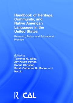 Couverture de l’ouvrage Handbook of Heritage, Community, and Native American Languages in the United States